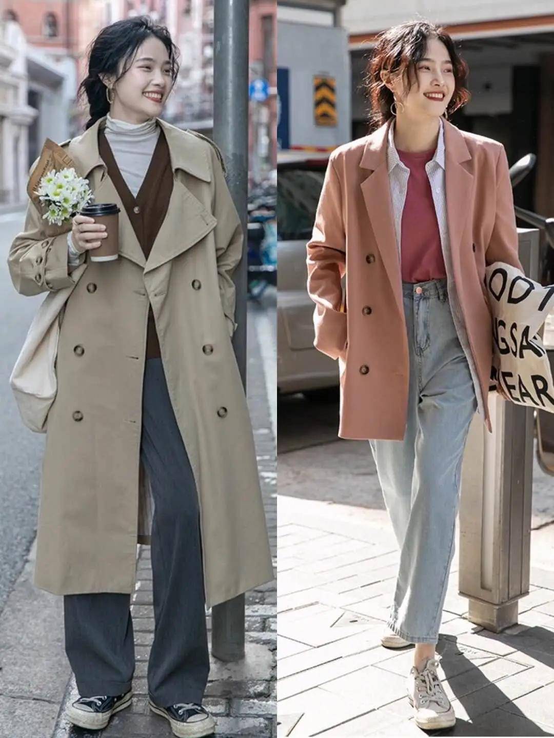 韩系穿搭温柔风穿搭,简约气质的韩系风格日常实用穿搭