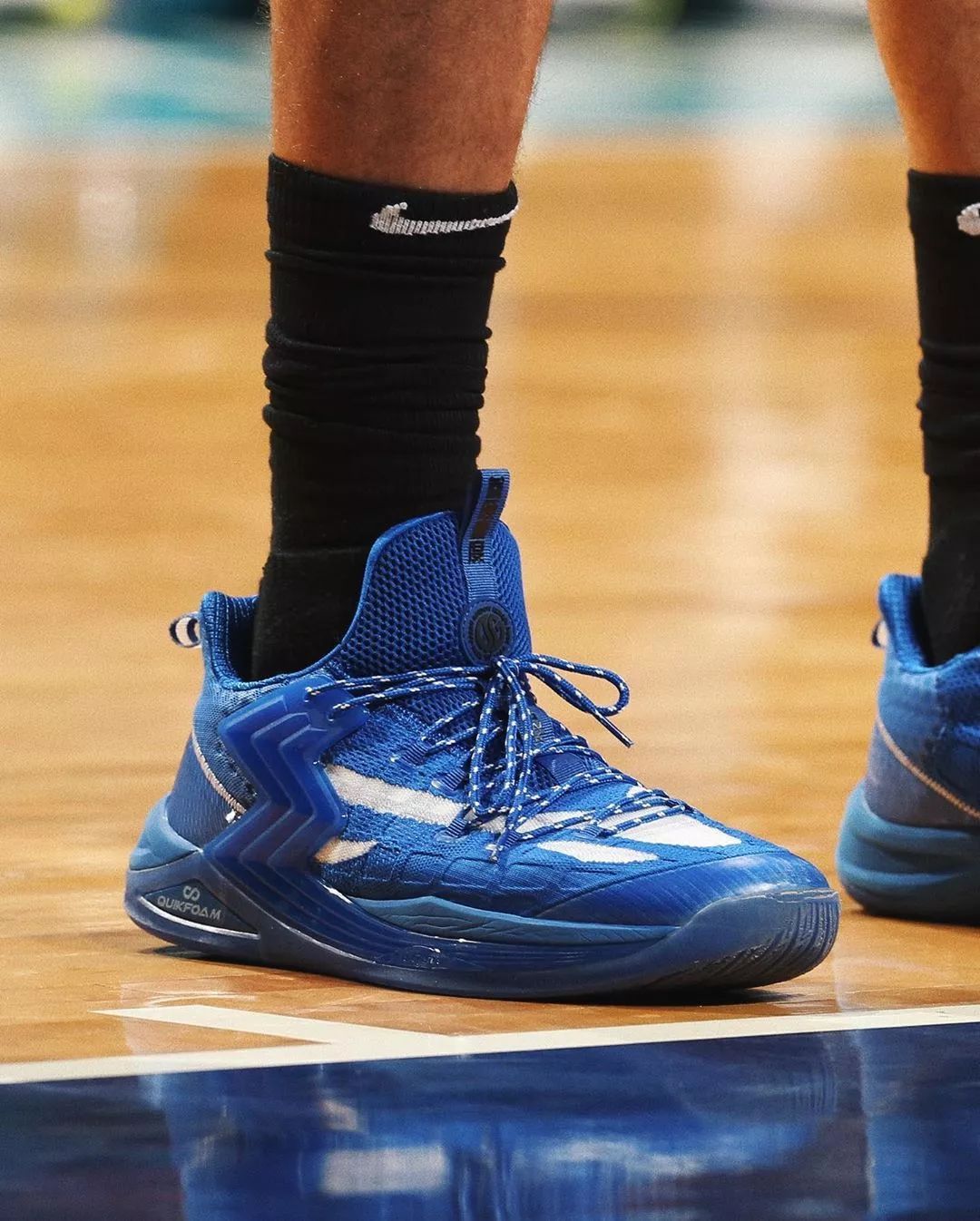 哈雷尔上脚球鞋锐步,nba上脚球鞋排行榜kd16