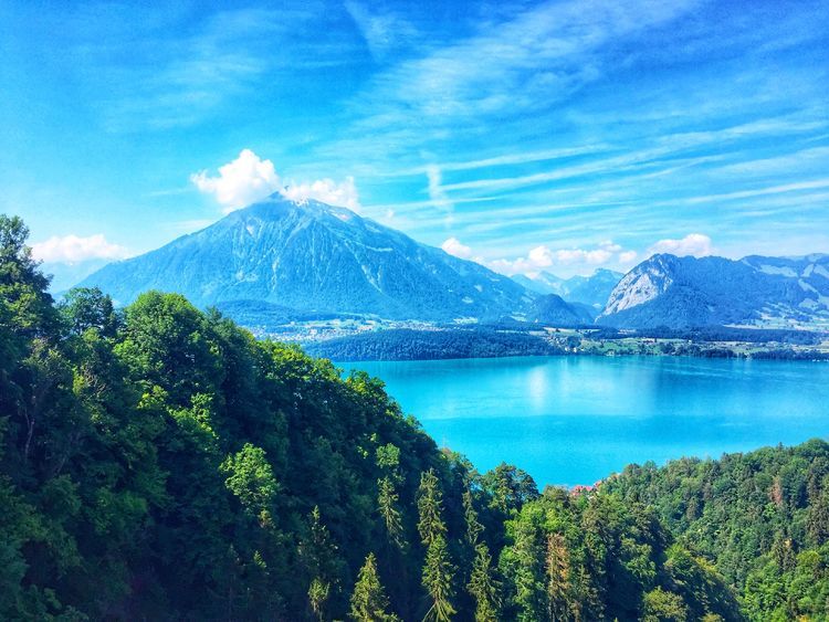 韩国爱的迫降景点,爱的迫降中的瑞士景点航拍