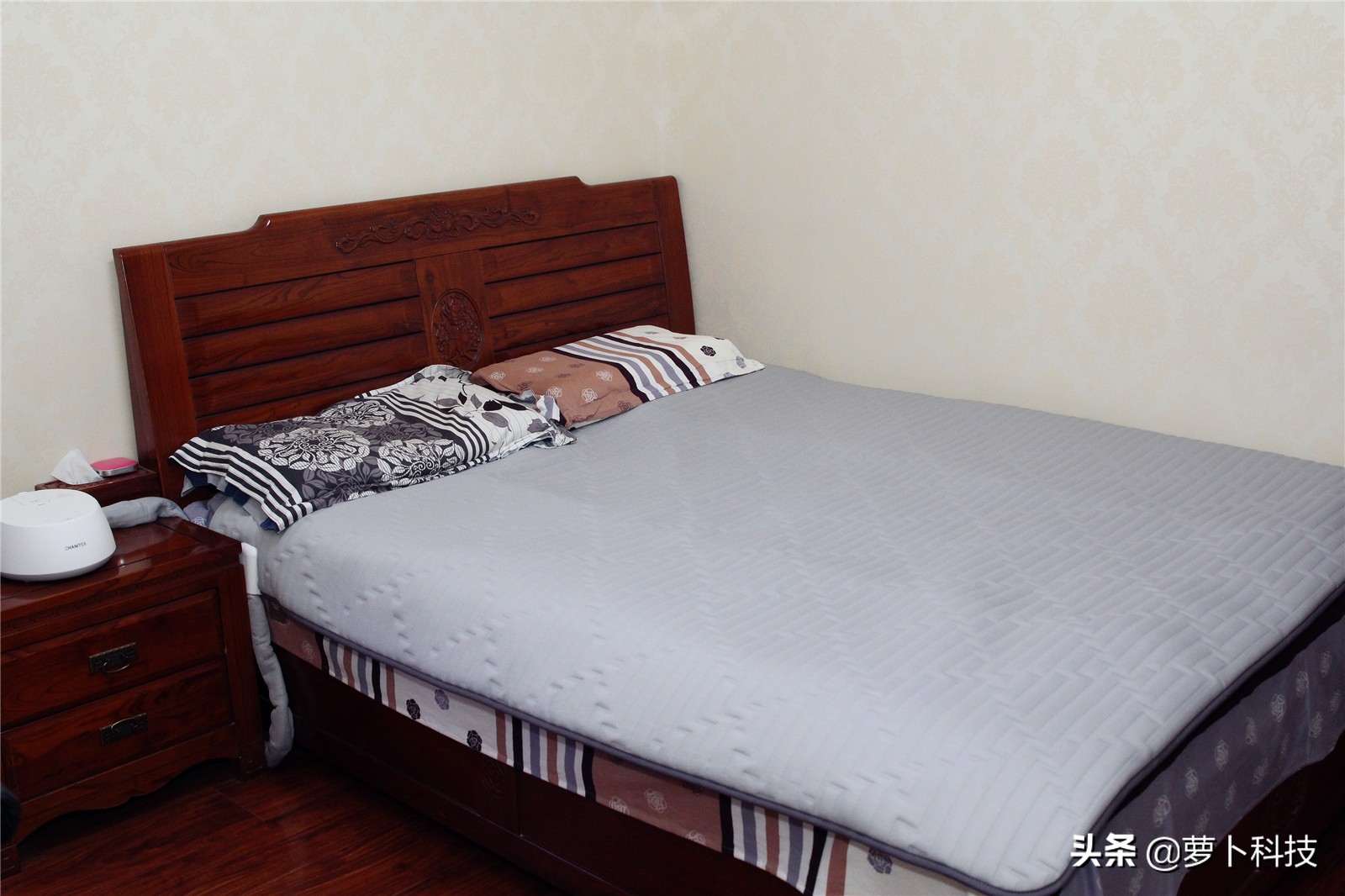 米家微控智能床垫,小米水暖床垫试用