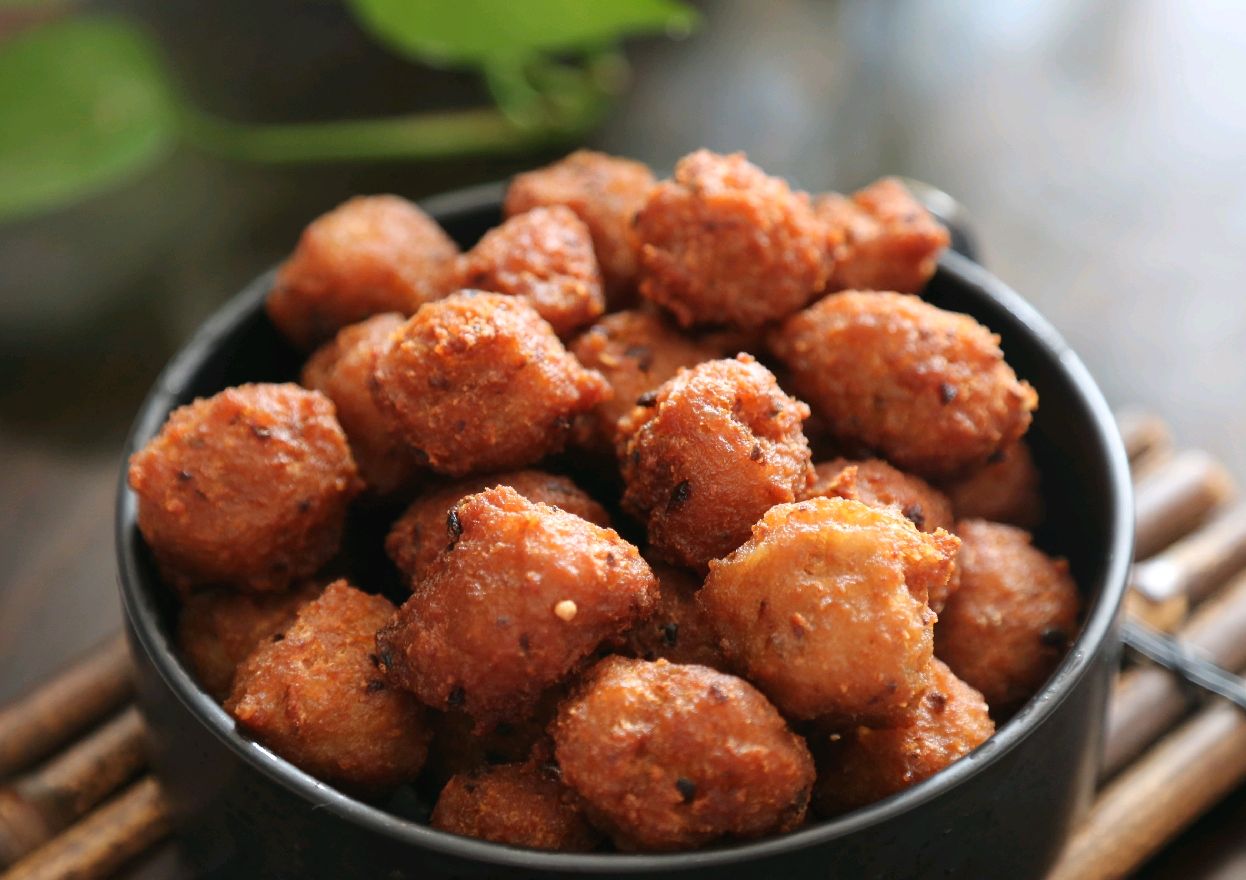 炸肉丸调味料,奶奶的新发明炸丸子