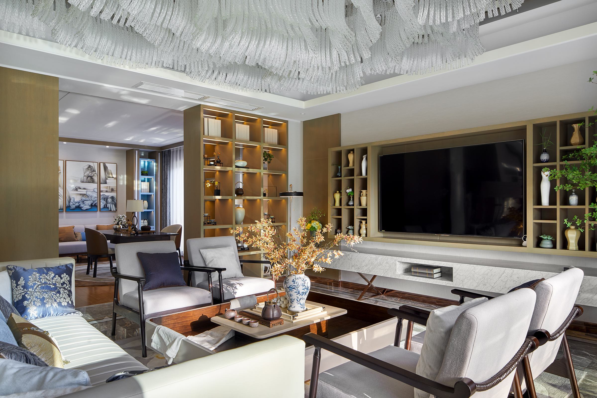 云山诗意鹤山全景,鹤山云山诗意景色