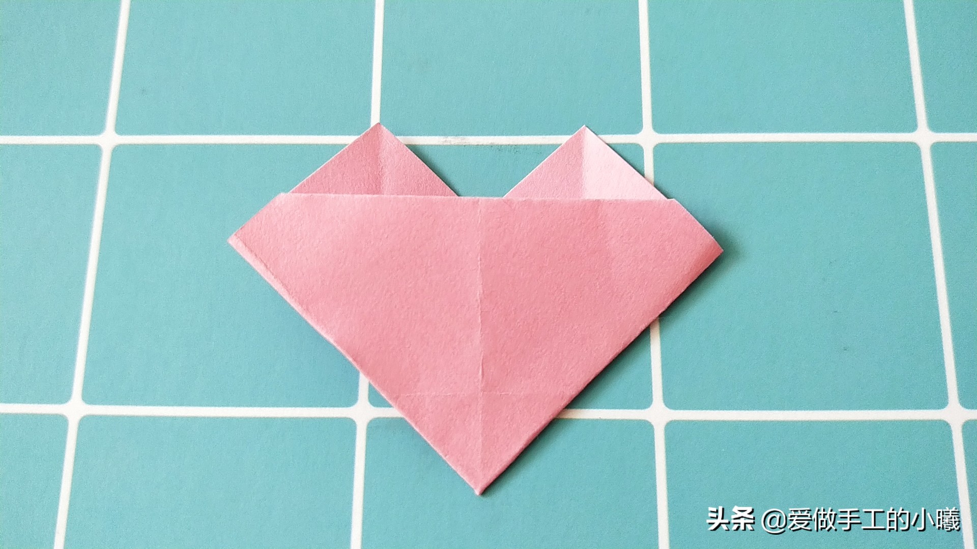 手工折纸爱心戒指简单又好看,折纸戒指简单方法大全图解