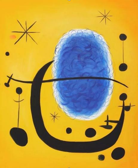 胡安·米罗的画为什么叫做儿童画,胡安米罗作品与儿童绘画的相同点