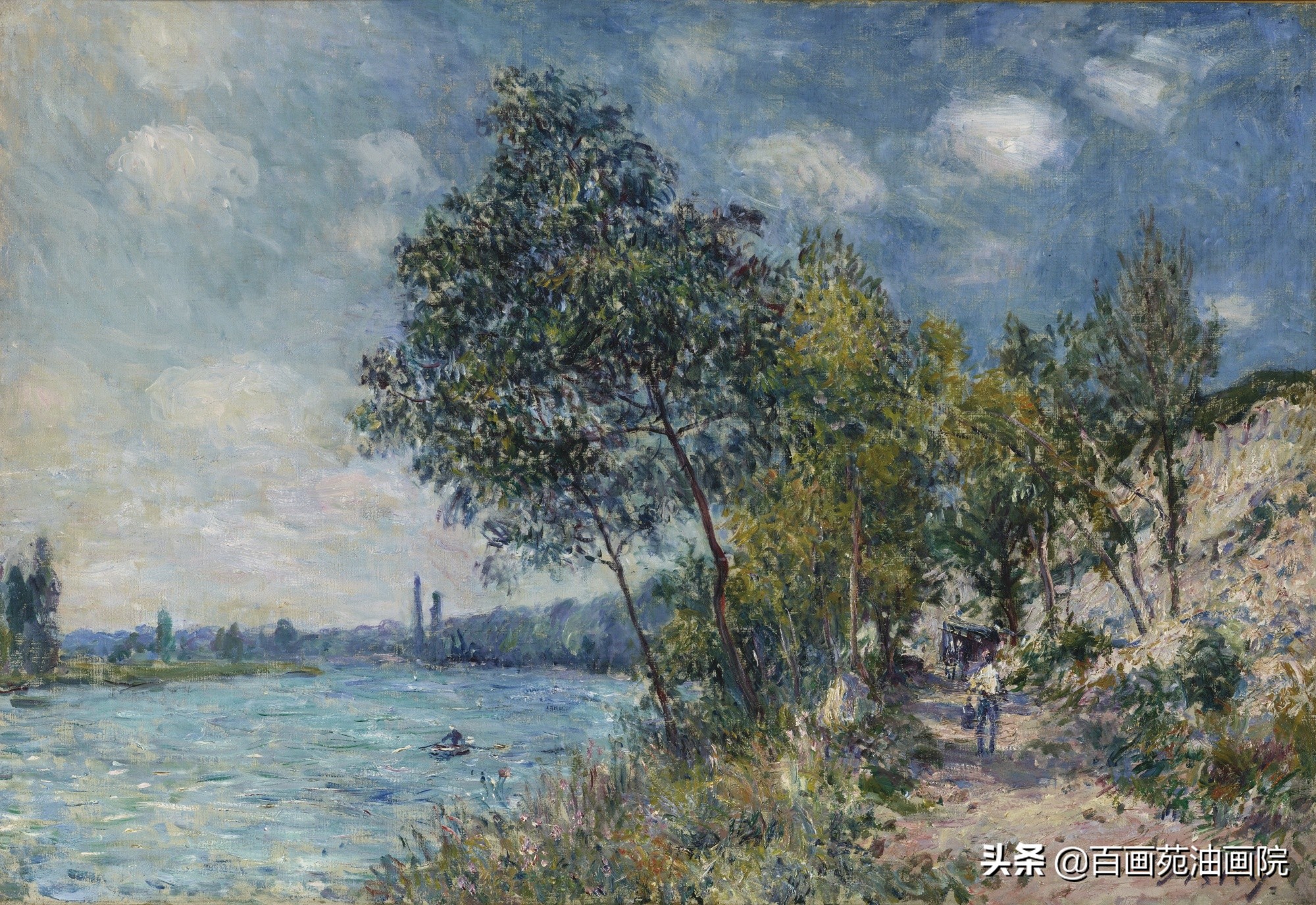 零基础画油画风景国外大师,油画如何画夜晚的云景