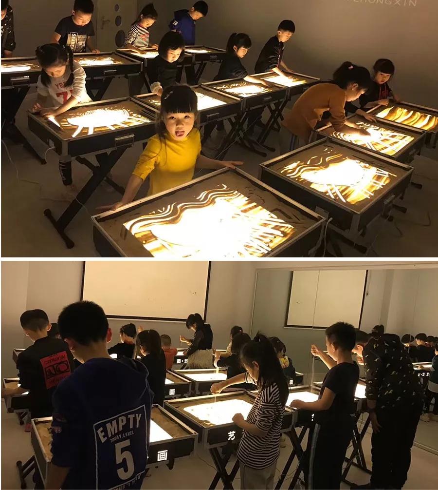 线上沙画师训课程已全面开启！帮助你的学校开启少儿沙画课程
