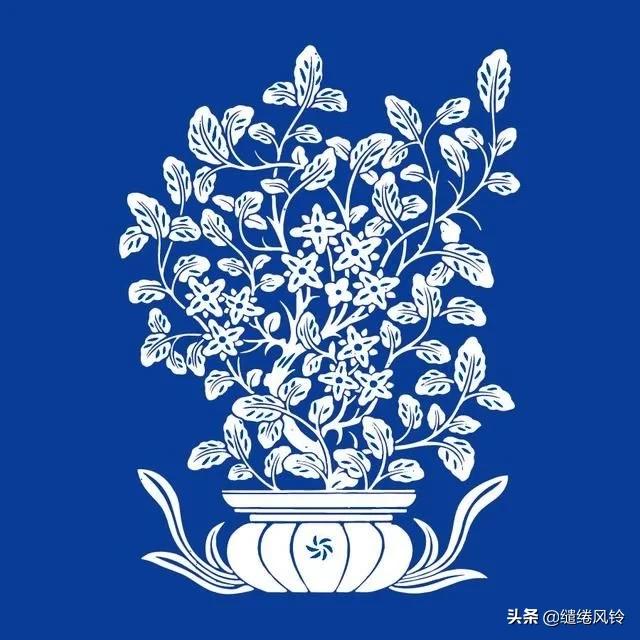 青花瓷花纹图案欣赏,青花雕瓷图片欣赏
