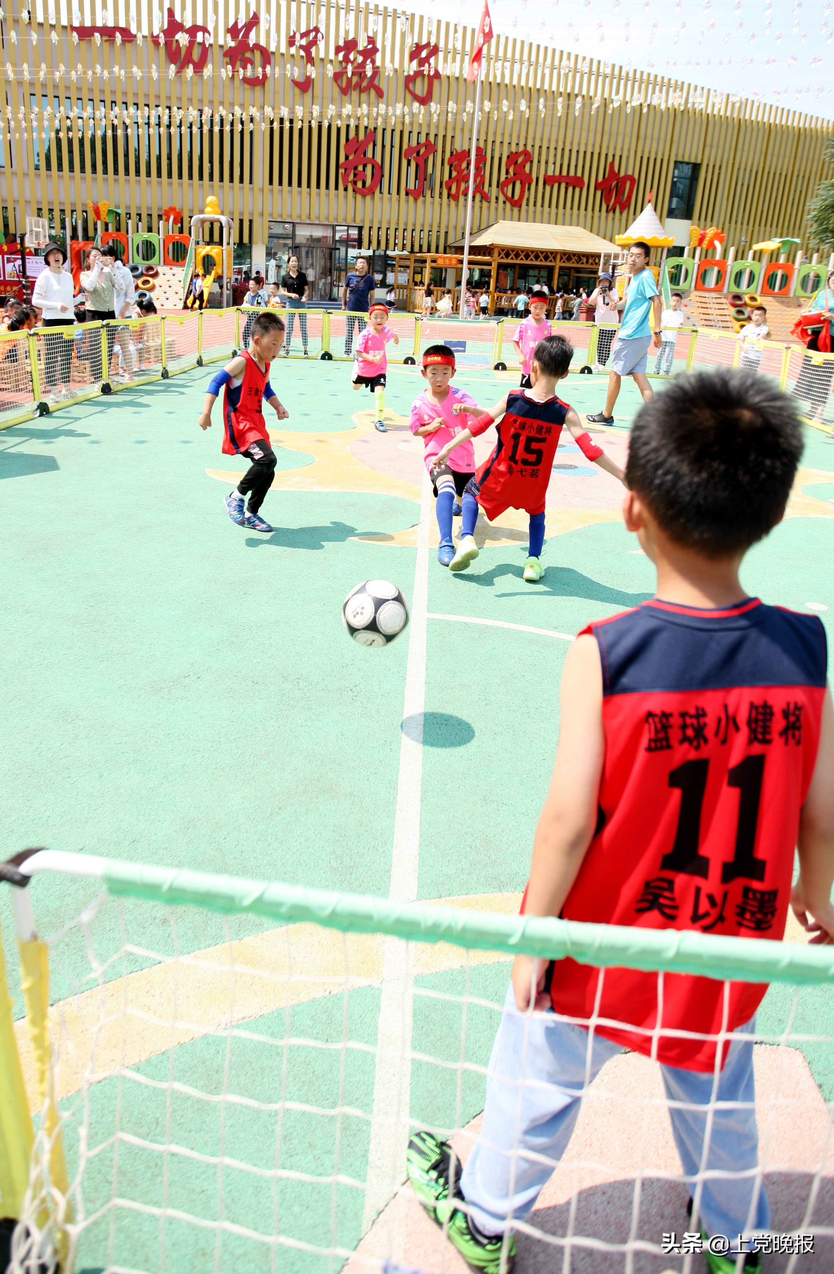 幼儿园喜迎100周年足球比赛,长治滨河幼儿园运动会