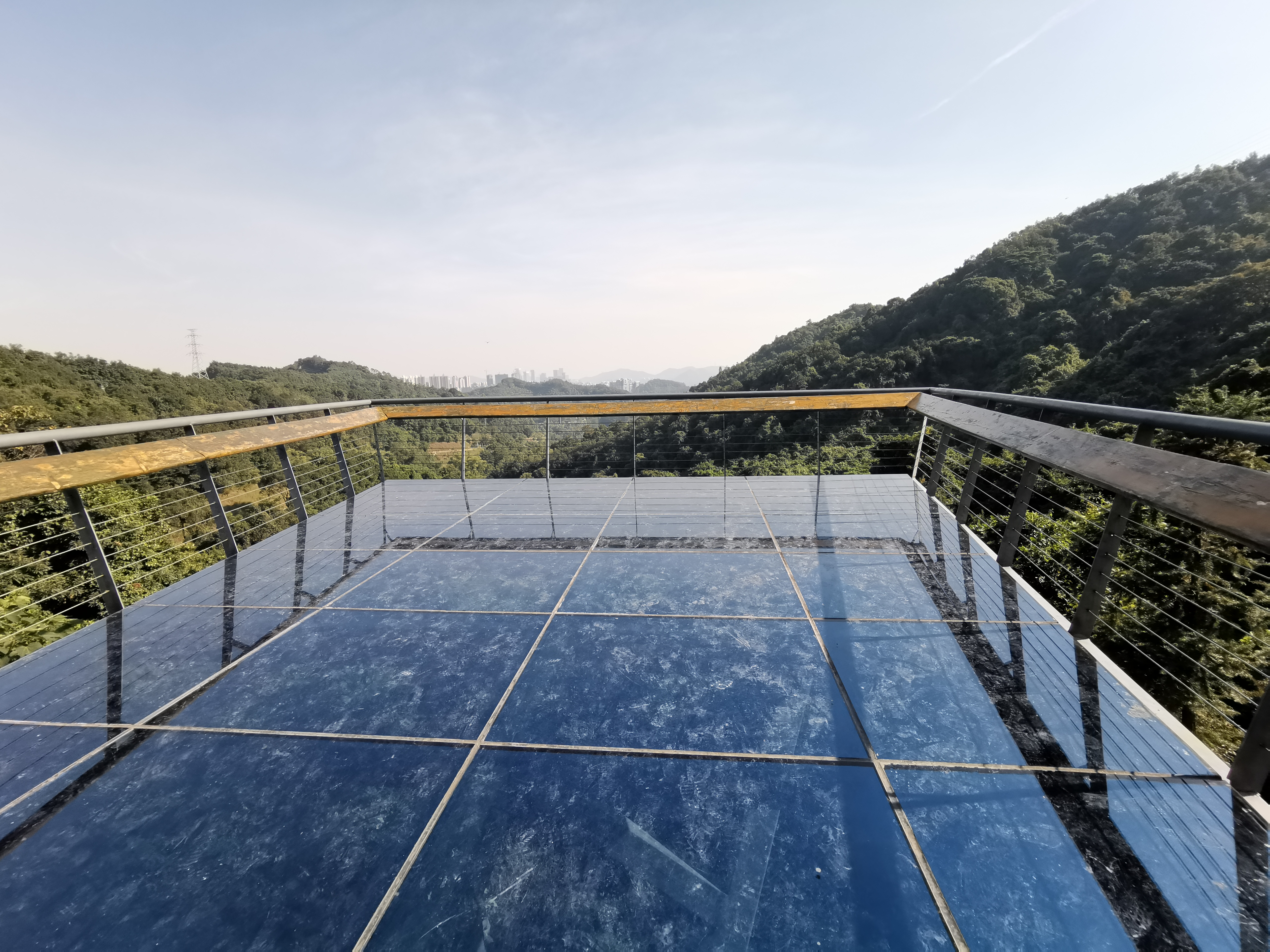 羊台山玻璃观景台在哪里,深圳羊台山最佳观景