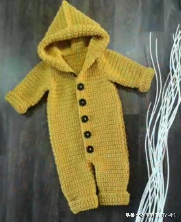 叶子针织宝宝连体衣裤教程 (连体婴儿裤子针织教程)