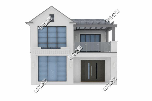 87平方二层独栋小别墅,占地90平的2层小洋楼