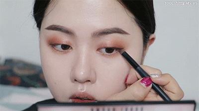 单眼皮狐狸眼妆画法日常,单眼皮大眼妆的画法步骤