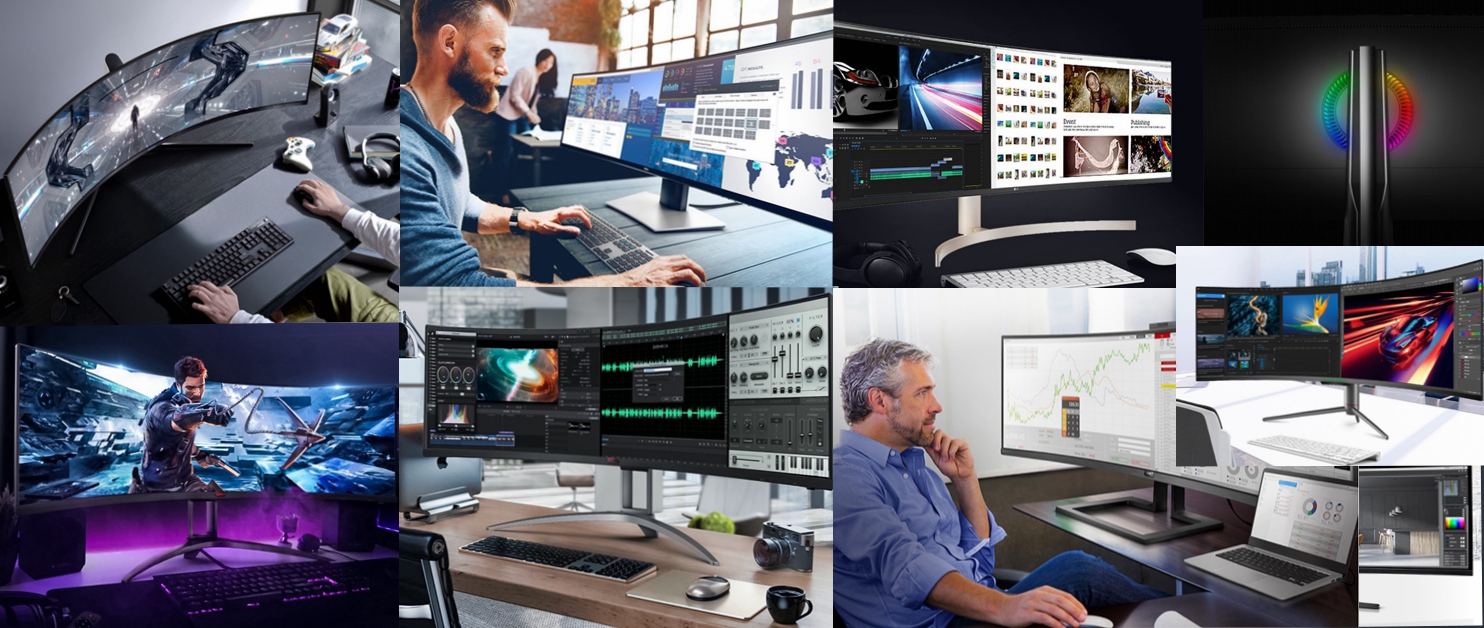 入门的曲面带鱼屏显示器推荐,40寸曲面屏显示器和带鱼屏