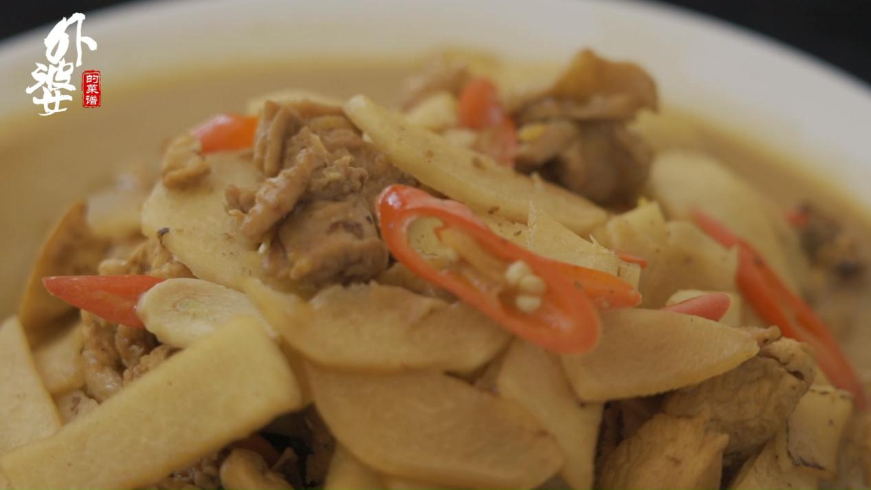 江西客家菜炒凉薯,江西特色凉薯