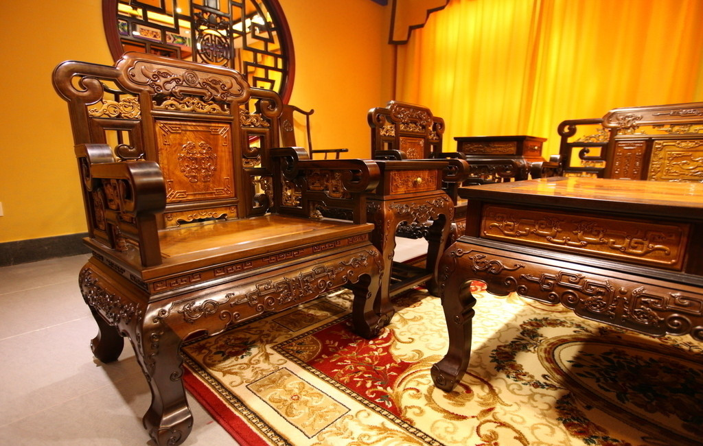 金丝楠木宝座龙椅,金丝楠阴沉木龙椅