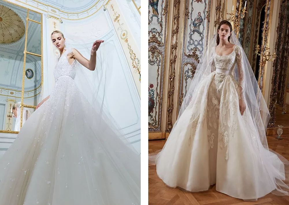 昆凌结婚穿的婚纱真的好大气,唐嫣昆凌婚纱