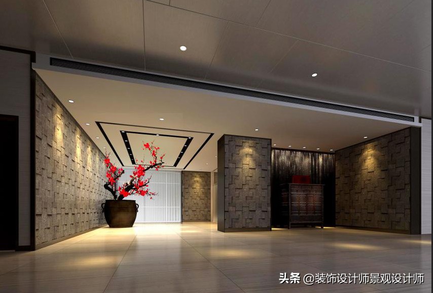 50平米禅意中医养生馆设计图,中医养生理疗会所设计