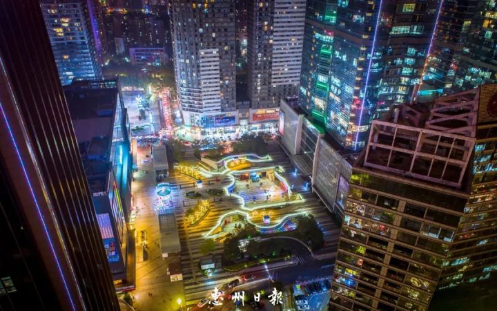 惠州博罗夜色,夜色惠州西湖