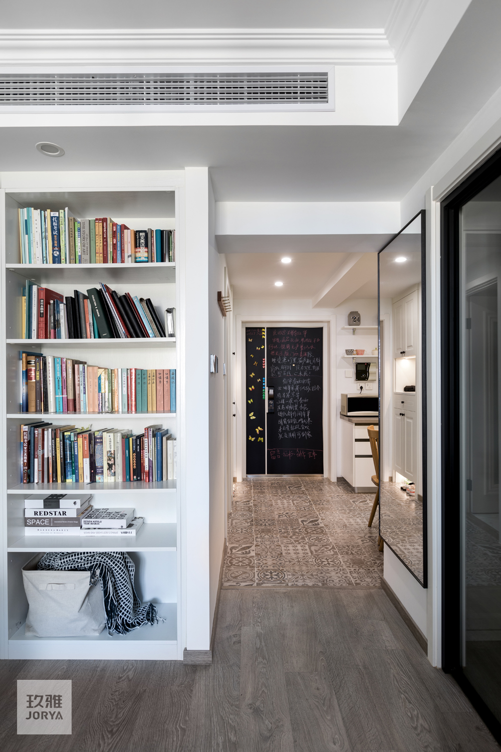 门厅改多功能房间,鞋柜旁开放式厨房怎么设计