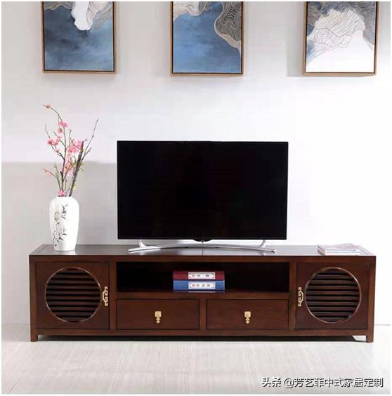 新中式家具客厅布置,新中式家具打柜子效果图