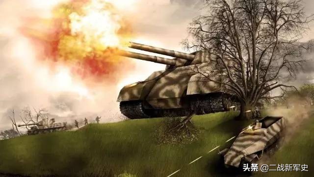 超大型巨炮坦克,陆地巡洋舰巨鼠坦克重达1000吨