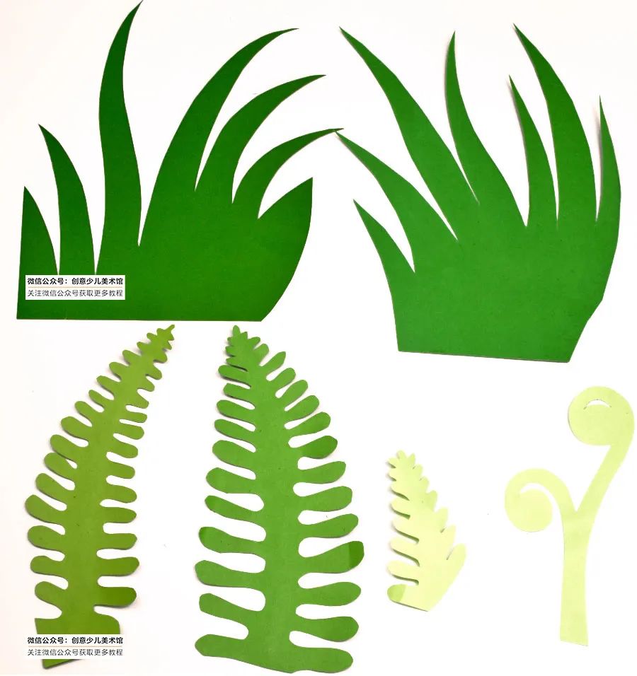 美丽的蘑菇创意儿童画,彩色蘑菇创意儿童画教程