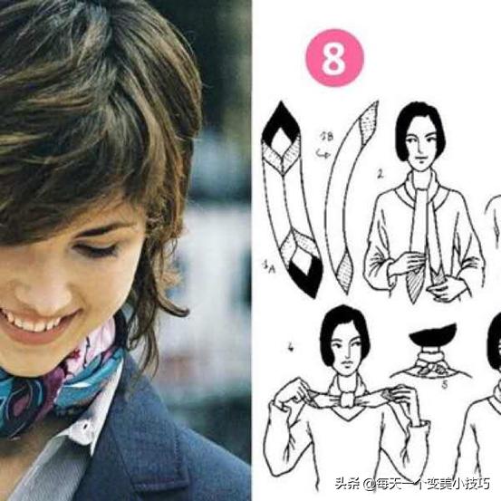 头巾的各种戴法不容易掉,头巾的系法大全外国