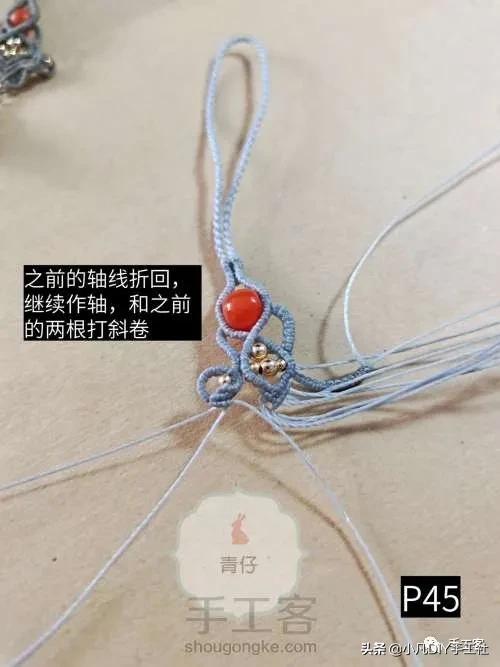 简单易学的手机链制作教程,手机链最新款教程