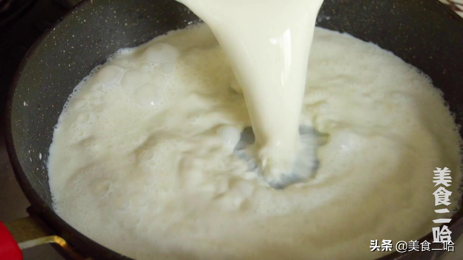 简单省事易做的地摊小吃,用纯牛奶做的摆摊小吃