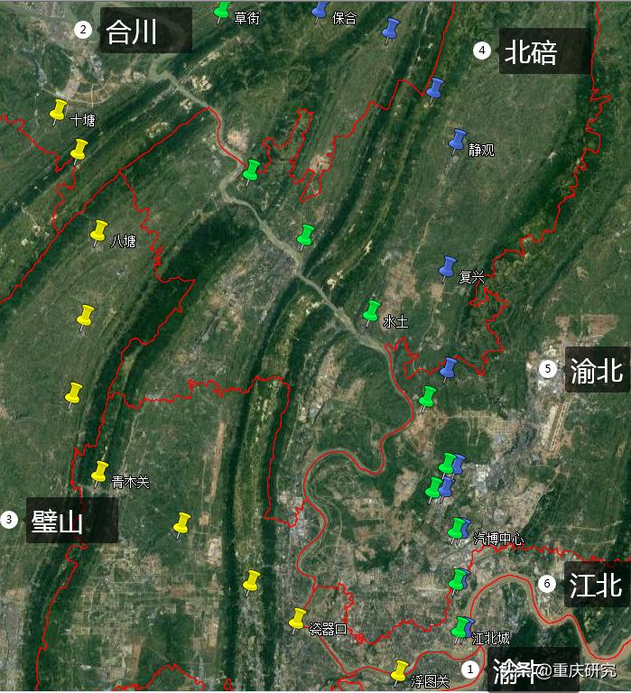 渝合十塘：四五六七公里就够牛了，竟然还有三四五六塘
