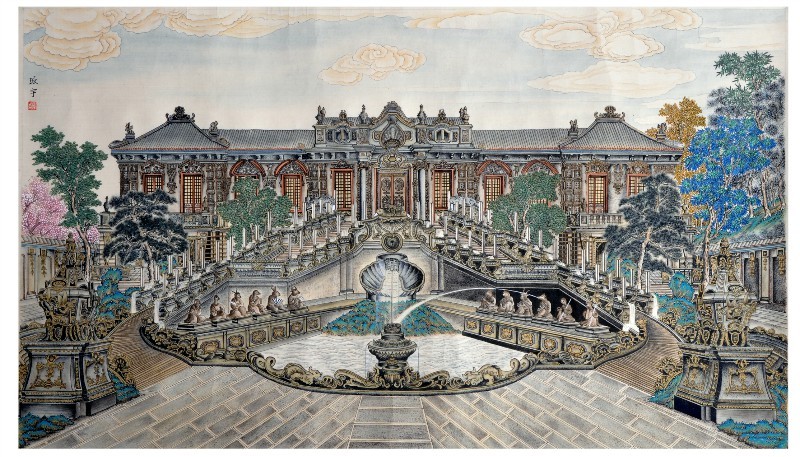 圆明园中的方壶胜境的样子,圆明园方壶胜境遗址1918年