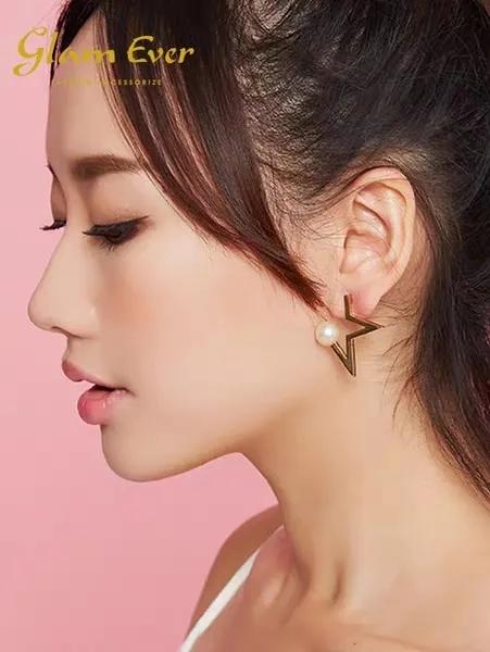 明星同款爱心气质高级轻奢耳饰,明星同款耳饰最好看的