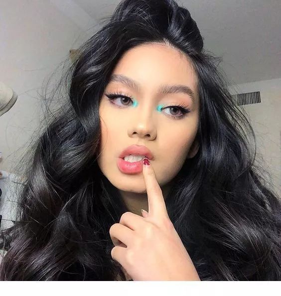 pinkblack眼妆,blackpink同款妆容