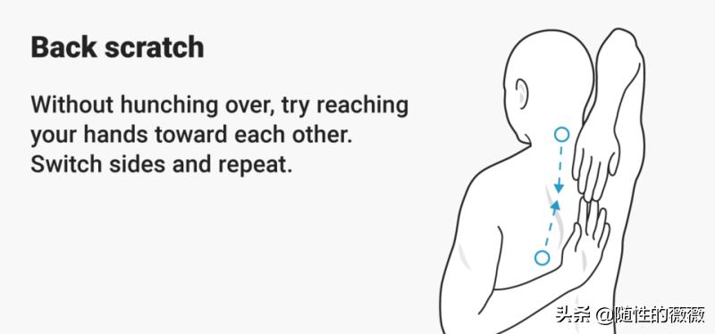 中国人说拉筋，外国人说拉伸，脖子疼后背僵，这样拉一拉可以搞定