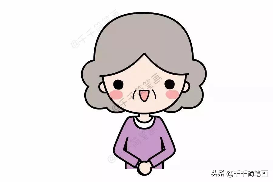 人物创意简笔画儿童,家长特色简笔画