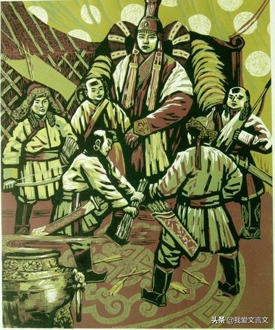 阿豺折箭文言文翻译,阿豺折箭的寓言故事