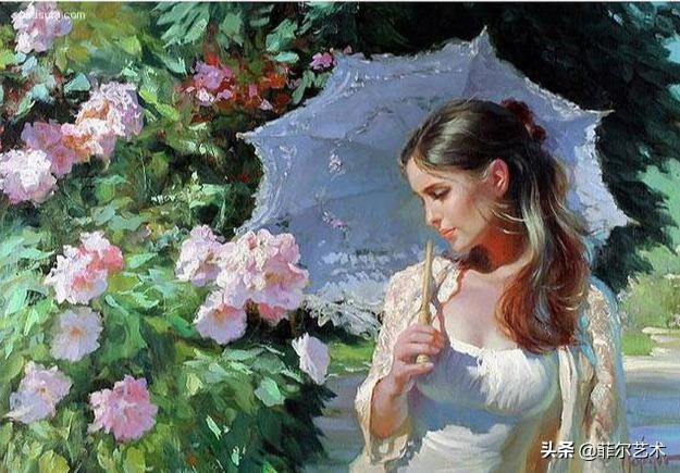 美人如花——一组温婉知性的俄罗斯女性人体油画欣赏