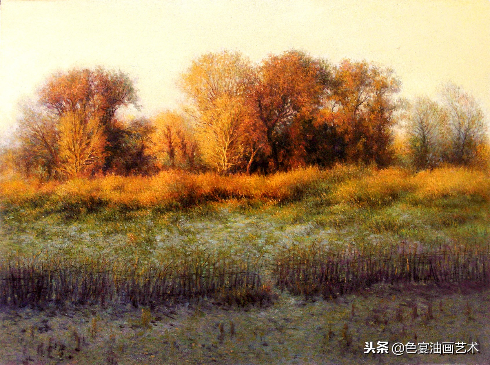 俄罗斯油画大师风景油画教程视频,油画大师油画风景创作教学视频