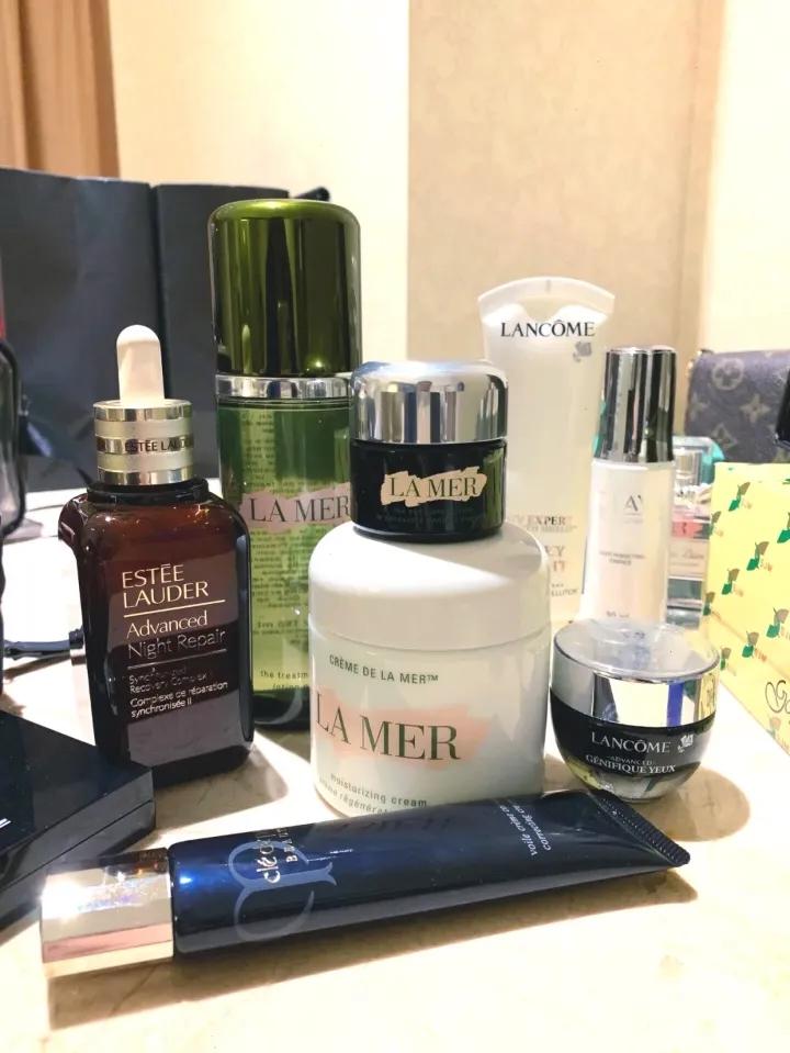 lamer海蓝之谜精华面霜补水保湿,lamer海蓝之谜精粹水和精华露