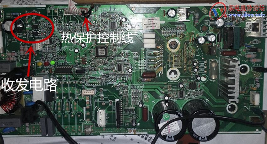 格力变频空调e6维修拆解视频,格力3匹变频主板e6故障维修