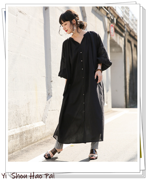 黑色的连衣裙都有哪些款式,日本黑色连衣裙美女