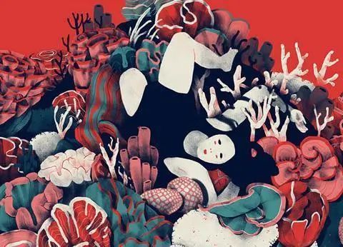 精妙的细节和色彩插画,插画作品想象力是最吸引人的色彩