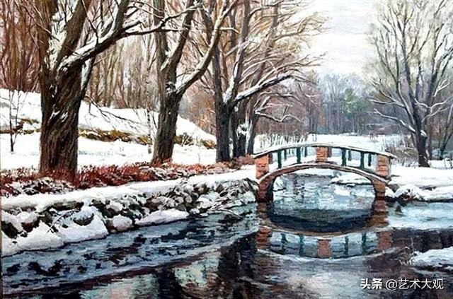 最美的俄罗斯风景油画作品欣赏,寂静粗犷的俄罗斯风景油画欣赏