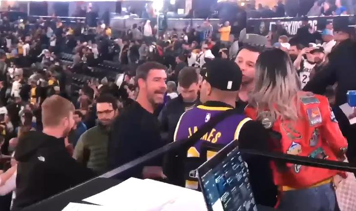 约基奇詹姆斯打架,nba冲突打架名场面超燃詹姆斯