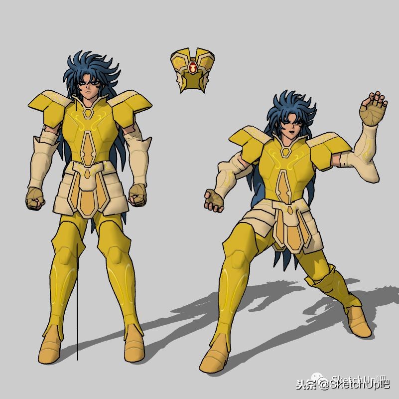 su建模还原照片,su建模自动赋予新材质