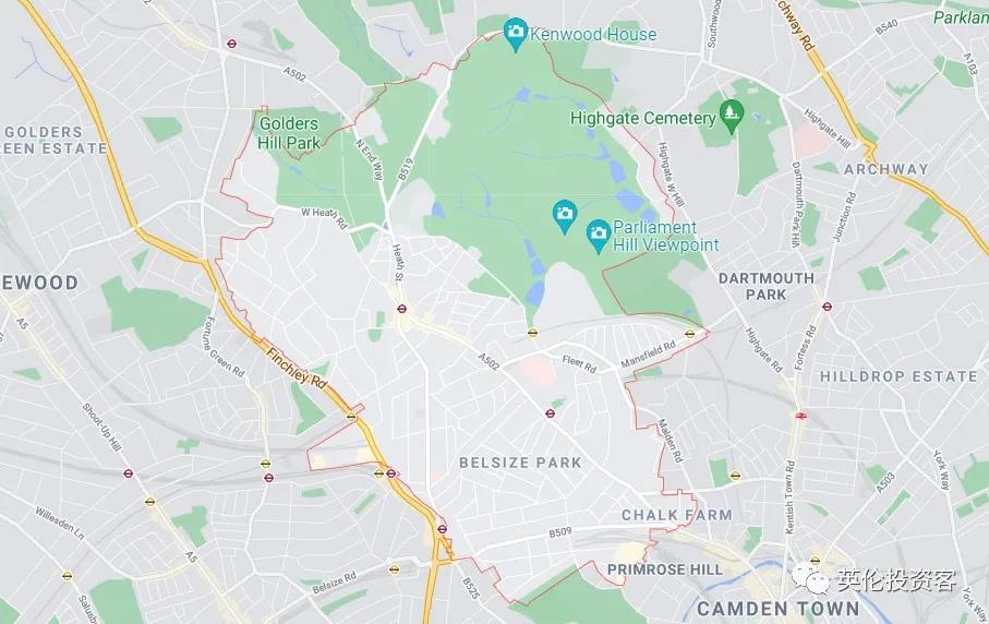 英国伦敦肯辛顿公园,伦敦富人区小众公园