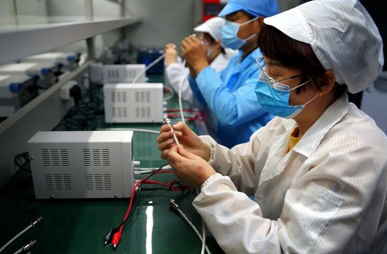 复工复产现场实拍,西安高新区复工复产