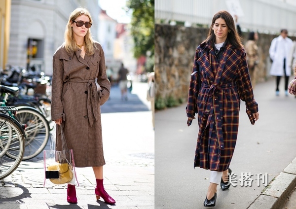 MiniPeace格纹大衣,短款格纹毛呢大衣的搭配方法