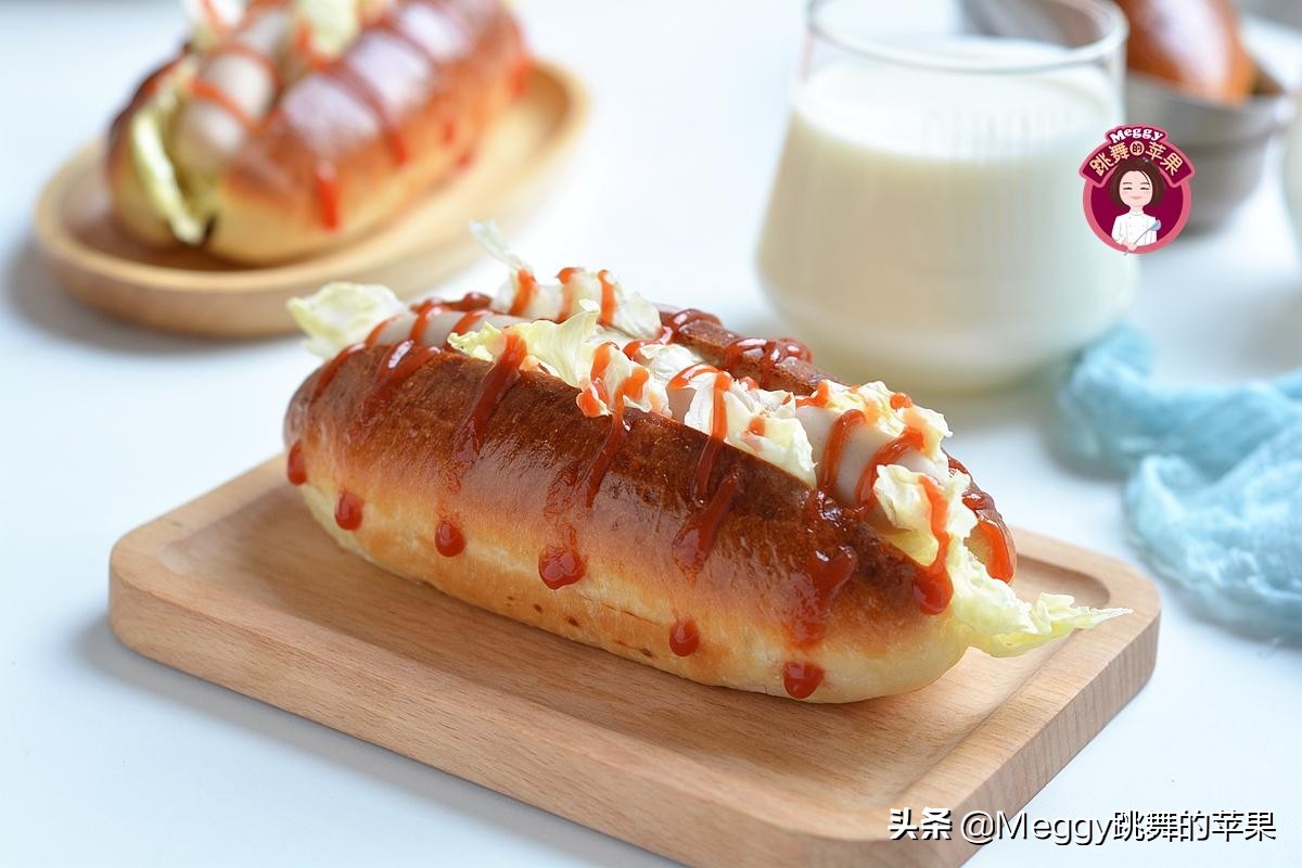 怎么自制热狗面包,热狗面包4个配方