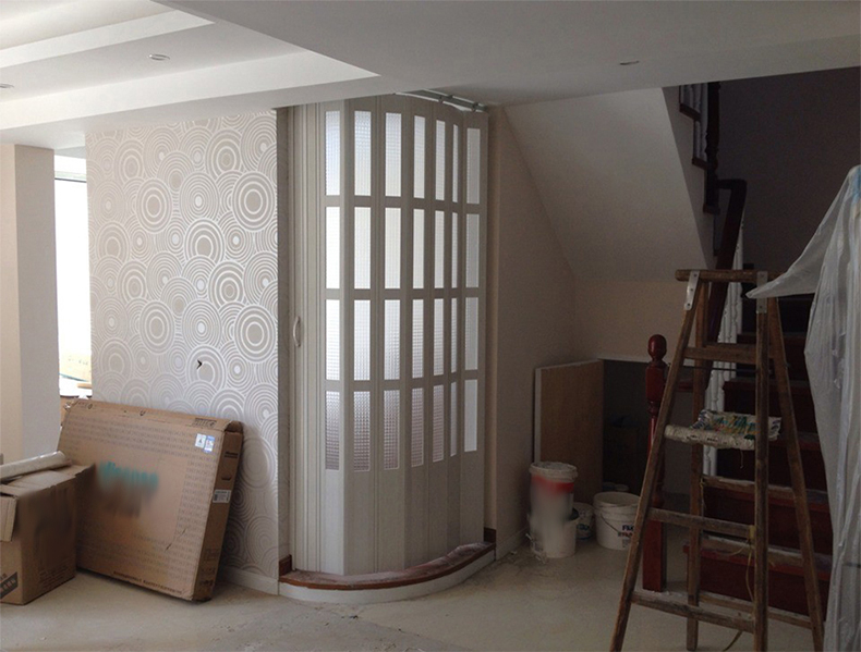 普通门改折叠门最简单的方法,门口小怎么装推拉门折叠门